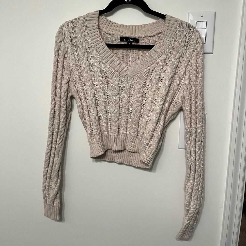 Cropped sweater